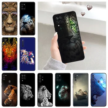 Lion King Anti-Drop minkštas telefono dėklas, skirtas Samsung A23 A24 A04 A22 A13 A12 A11 A10 E A20 A30 A40 A50 A70 A21 S Galinis dangtelis