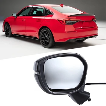 šoninis elektrinis sulankstomas veidrodėlis Assy Honda Civic 2022 2023 10 laidų su šildomu aklosios zonos posūkio signalais