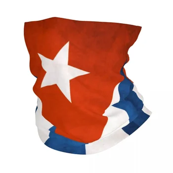 Kubos Kubos nacionalinė vėliava Bandana Neck Gaiter Spausdinta kaukė Šalikas Daugkartinio naudojimo galvos apdangalas Dviračių sportas Unisex Adult Visą sezoną
