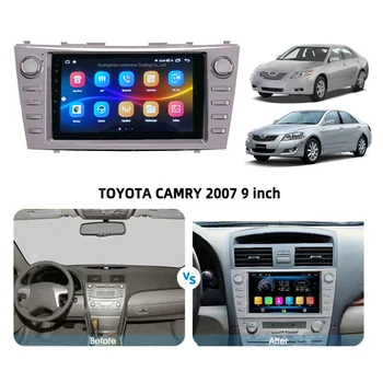 Automobilio rėmo fascijos adapteris Android radijo prietaisų skydelio komplektas Toyota Camry 7 Daihatsu Altis Solara