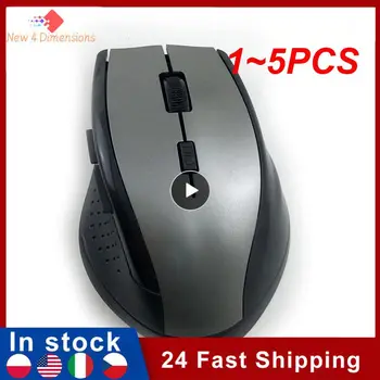 1~5PCS 2,4 GHz belaidis pelės grotuvas kompiuteriniam kompiuteriui Žaidimų pelė su USB imtuvu Nešiojamojo kompiuterio priedai, skirti 