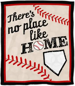 SaltaStore Meilė beisbolui minkšta antklodė šilta jauki mesti antklodė Lengvos namų antklodės Lova Sofa Visą sezoną
