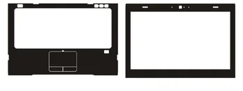 Tinkinkite stilių 1xPalmrest+1x ekrano rėmelio oda Iš anksto supjaustyti lipdukai Dėklo dangtelio plėvelė Dell Vostro V3360