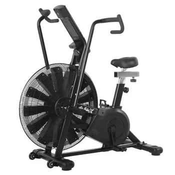 Komercinė kardio sporto salės įranga Diržo vairavimo pratimai Oro dviratis Vėjo pasipriešinimas Besisukantis oro dviratis
