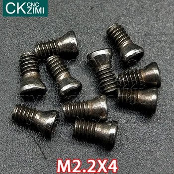 M2.2*4mm M2.2X4 Sraigtinis CNC įdėklas Torx varžtas karbido pakeitimams Įdėklas CNC tekinimo staklės įrankių pjaustytuvas Priedai Tekinimo staklės