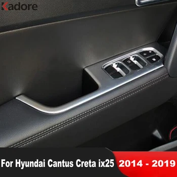Hyundai Cantus Creta ix25 2014-2018 2019 Automobilio salono durys Porankis Langų pakėlimo jungiklio jungiklis Skydelio dangtelio apdailos priedai