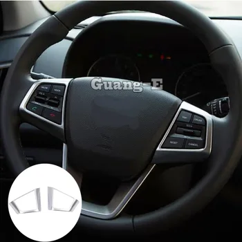 skirta Hyundai Creta IX25 2014 2015 2016 2017 Automobilių detektoriaus lazdelės dangtelis ABS Chrome vairas Salono komplekto apdailos rėmas