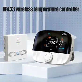 Tuya Smart Home Wifi belaidis termostatas RF akumuliatorius dujinis katilas vandens šildymas skaitmeninis temperatūros reguliatorius Alexa namai