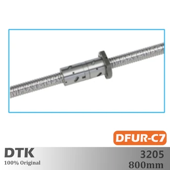 DTK Taivanas DFU3205 C7 valcuotas 5mm švinas R32 rutulinis varžtas 800mm sriegio veleno tikslumo flanšas CNC velenai dviguba veržlė pakeisti TBI