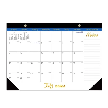 Stalo kalendorius Lengva pakabinti 2023–2024 m Patogus namų mėnesinis paprastas mokymas planavimui Biuras Storas popierius Dideli valdomi blokai