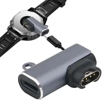 Laikrodžio įkroviklis C tipo adapteriui 90 laipsnių lenktas keitiklio adapteris, suderinamas su GarminFenix išmaniuoju laikrodžiu kelionėms