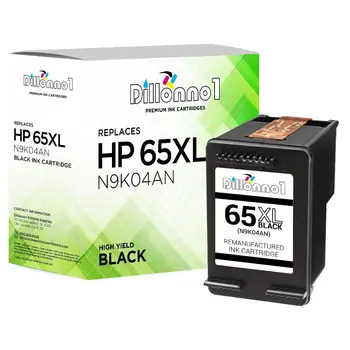 Restauruotas HP 65XL juodas rašalas, skirtas Deskjet 2600 3700 serijos pavydui 5000 serijai