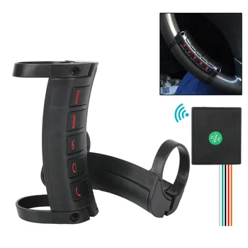Vairas Nuotolinio valdymo pultas LED foninis apšvietimas Su Bluetooth suderinamas 10 klavišų Belaidžiai mygtukai Automobilio radijui DVD GPS Andriod grotuvas