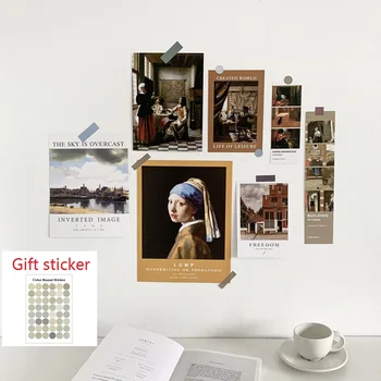 7sheets menininko piešimo kortelės šiaurietiško stiliaus fotografijos dekoravimo atvirukai miegamojo stalai 