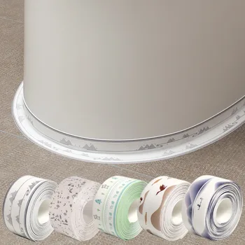 Neperšlampamos vonios sandarinimo juostos Naudingos pelėsiui atsparios PVC sienų lipdukai Nemokama pjovimo sandariklio juosta Vonios kambarys