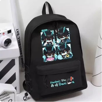 Anime Honkai: Star Rail Dan Heng mokyklinis krepšys Kuprinė Didelės talpos kompiuteris Casual Shoulder Bag Student Messenger Bag 2110