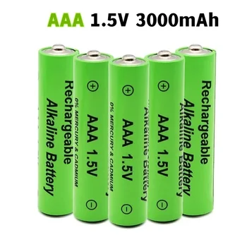 AAA baterija 1.5V 3000mAh šarminė AAA įkraunama baterija nuotolinio valdymo pultui žaislinė lengva baterija didelė talpa Ilga ištvermė
