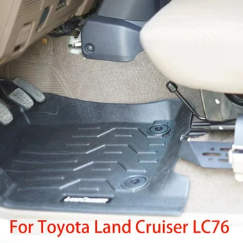 Automobilinis grindų kilimėlis Toyota LC76 Land Cruiser kilimas vandeniui atsparūs kilimėliai FJ76 Cruiser priedai Salono modifikacija