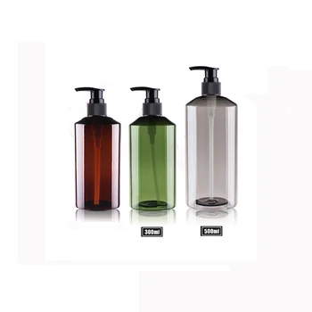 15vnt 300ml/500ml losjono pompos indas tuščias šampūnas plastikinis butelis su skystu muilo dozatoriumi Užpildykite dušo želės buteliuką