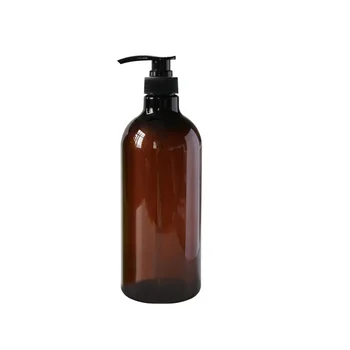 6vnt 1000ml tuščias didelės talpos šampūnas, dušo želė pakuotės butelis plastikinis indas skalbinių ploviklis pakartotinai užpildomas indas