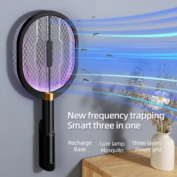 2023 Uodų žudikas Anti Mosquitoes Elektrinis USB žudikas Raketė Musė Swatter Spąstai Musės Vabzdžių repelentas Pagrindinis Uodų lempa
