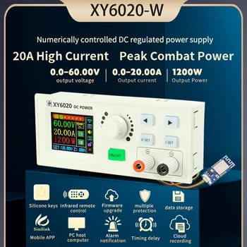 XY6008 XY6020 DC reguliuojamas maitinimo šaltinis 60V techninės priežiūros pakopinis modulis TTL / WIFI prijungtas LCD stabilizavimo Buck Conver modulis