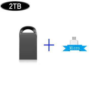 Mini didelės spartos USB atmintinė 2TB rašiklio įrenginys 2TB pendrive флешка metal U disk memo cel usb 3.0 stick gift free logotipas telefonas/automobilis