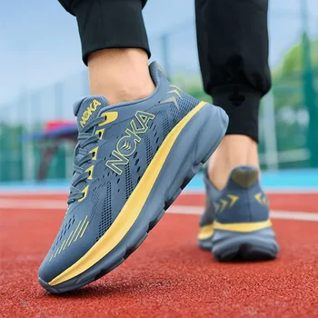 Vyriški sportbačiai Bėgimo batai Nauja mada Lauko bėgiojimas Sportiniai bateliai Tinklelis Kvėpuojanti Amortizacija Krepšelis Avalynė Vyriška