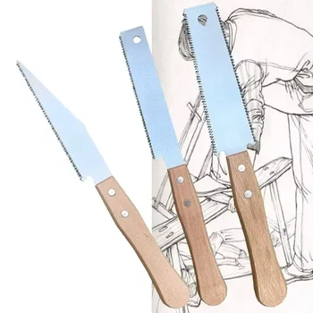 Dantų pjovimas Aštri apdaila Mitra Medžio apdirbimo tikslus įrankis Plokščias smulkus pjūklas Stiliaus peiliai Japoniški dvipusiai rankų darbo