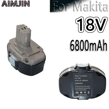18V 6800mAH Ni-MH įkraunamų įrankių baterija skirta MAKITA 1822 192826-5 192827-3 PA18