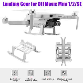 Važiuoklė DJI Mavic Mini 1/2/SE drono ilgintuvo aukščio ilgų kojų kojų apsaugos stovo priedams