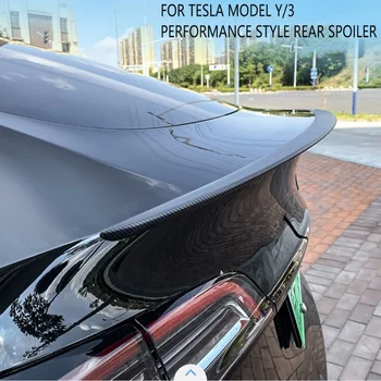skirta Tesla Model Y & Model 3 Rear Trunk Lip Spoiler 2020, 2022, 2021, 2023 3/Y Performance Rear Trunk Tail Wing Bodykits Tuning