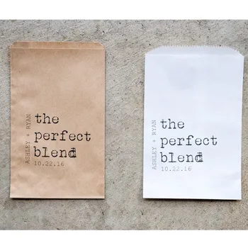 25vnt Perfect Blend Wedding Favor Bag -Coffee Favors for Wedding,Tea Favors for Party,Bridal Shower Favors,Coffee Bags, Custom F