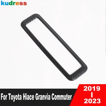 Automobilio galinės sėdynės oro kondicionierius Ventiliacijos išleidimo angos dangtelio apdaila Toyota HiAce Granvia Commuter 2019-2022 2023 Anglies interjero priedai