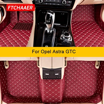 FTCHAAER Custom automobilių grindų kilimėliai Opel Astra GTC 2005-2022 Auto Carpets Foot Coche Accessorie