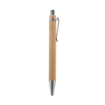 50PCS Bambuko tušinukas Reklaminis rašiklis Aplinkos apsaugos rašiklis Rašymo įrankiai