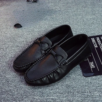 Nauja mada Vyrai Loafers Vyriški odiniai laisvalaikio batai Aukštos kokybėsMen Vairavimo batai Vyriška avalynė Unisex nauja