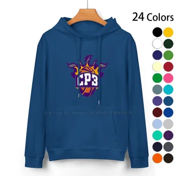 Cp3 In Phoenix Pure Cotton Hoodie megztinis 24 Colors Cp3 Suns Basketball Phoenix Basketball Chris Paul Suns Chris Paul Phoenix