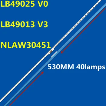 LED foninio apšvietimo juosta skirta LB49025 V0 LB49013 V3 NLAW30451 YM7S490HNG0