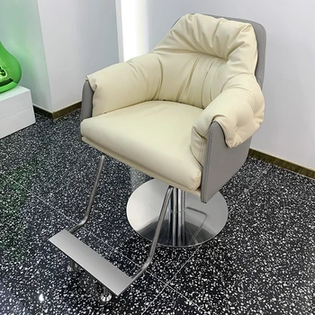 Pasukamas grožis Kirpyklos kėdės Kėdė Kėdė Veido kosmetika Metalinė kėdė Profesionalus salonas Kirpykla Silla Barberia Prabangūs baldai