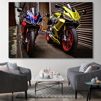 Aprilia RS 660 Du motociklai 4K Superbikes Plakatai ir spaudiniai Modernus sienų menas Drobė Audinys Paveikslai Namų svetainės dekoras