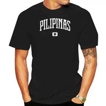 Pilipinas marškinėliai - Filipinai Filipinų Tagalog Pinoy Manila Quezon Naujas 2022 m. vasaros aukštos kokybės vyrų gatvės spausdinimas ant marškinėlių