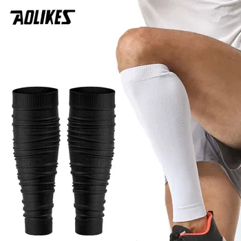 AOLIKES 1 pora kojų kompresinė rankovė,blauzdų atraminės rankovės kojų skausmo malšinimas,kojų apsaugos kojinės fitnesui,bėgimas,krepšinis