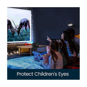 YT200 patogus projektorius LED mobilus vaizdo projektorius namų kino medijos leistuvas Vaikai Pagrindinis laidinis to paties ekrano projektorius