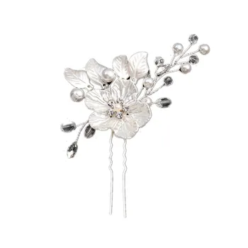 Moterų U formos plaukų segtukas su perlų neslystančiu stabiliu sukibimu Vestuvių nuotakos galvos apdangalas gimtadienio scenos vakarėlio šukuosenų gamybai