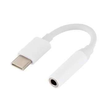 C tipo iki 3,5 mm ausinių kabelis Adapteris USB 3.1 C tipo USB-C vyriškas į 3.5 AUX garsas moteriškas lizdas mobiliesiems telefonams Ausinės
