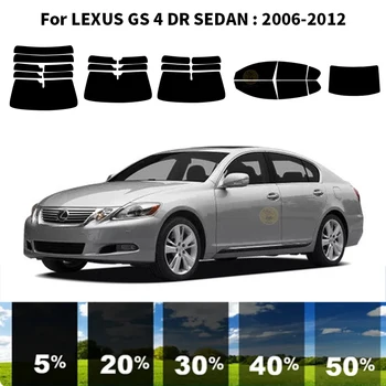Precut nanokeramikos automobilis UV langų atspalvio rinkinys Automobilinė langų plėvelė LEXUS GS 4 DR SEDAN 2006-2012