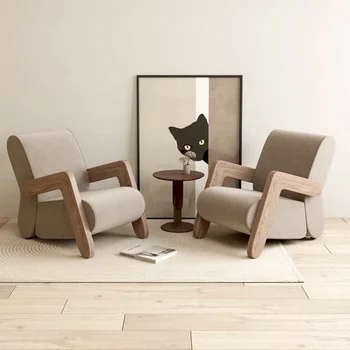 Rankena Biuro svetainės kėdės Virtuvė Vidaus grindys Komfortas Svetainė Kėdės Skaitymas Laukimas Chaise Dizainas Kambario dekoravimas
