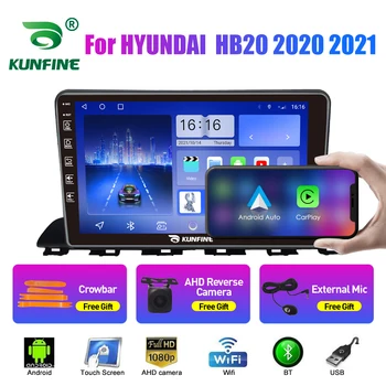 Automobilinis radijas HYUNDAI HB20 2020-21 2Din Android Octa Core Car Stereo DVD GPS navigacijos grotuvas Multimedia Android Auto Carplay