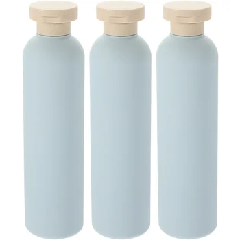 Šampūnas ir kondicionierius Kelioniniai buteliukai šviesiai mėlyni atverčiami losjonai 260ml dušo želė